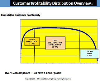 Customer Profitability Distribution